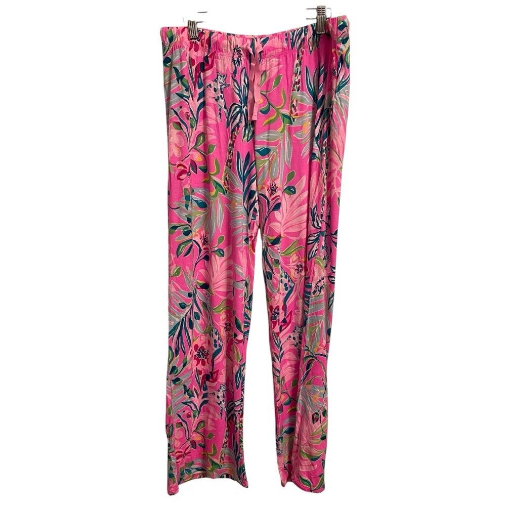 Lilly Pulitzer I'm Feline Fine PJ Long Sleeve Top and Bottoms Set NWT - Picture 4 of 7